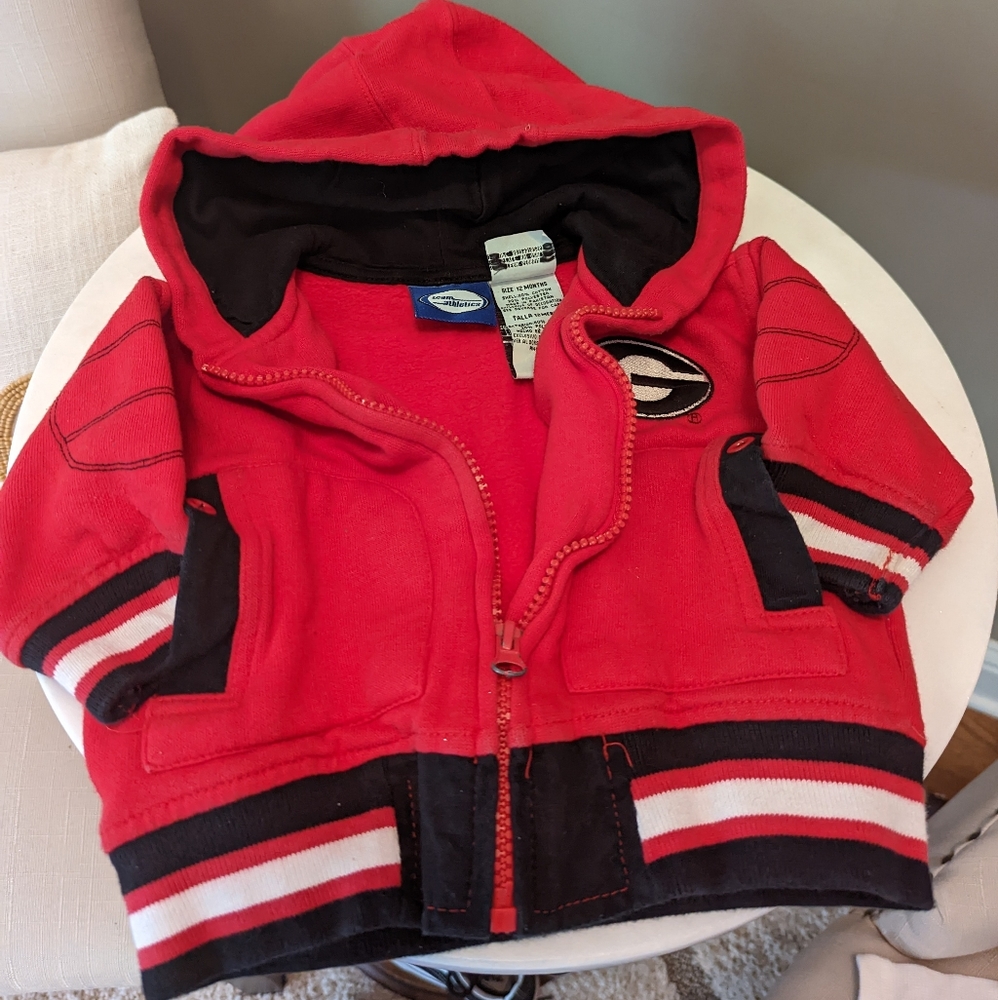 Georgia Baby Zipper Hoodie with Pockets 12 months